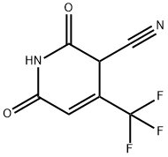 2,6-Dioxo-4-trifluoromethyl-1,2,3,6-tetrahydro-pyridine-3-carbonitrile Structure