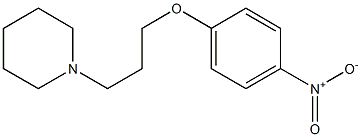 Piperidine, 1-[3-(4-nitrophenoxy)propyl]- Structure