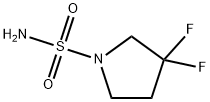 3,3-DIFLUOROPYRROLIDINE-1-SULFONAMIDE 구조식 이미지