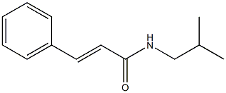 (E)-N-(2-methylpropyl)-3-phenylprop-2-enamide Structure