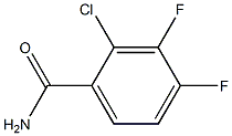 2-Chloro-3,4-difluorobenzamide Structure