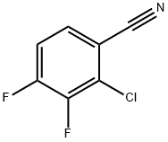 2-Chloro-3,4-difluorobenzonitrile Structure