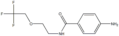 4-amino-N-[2-(2,2,2-trifluoroethoxy)ethyl]benzamide Structure