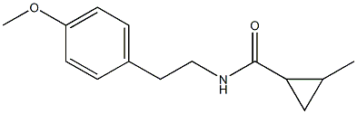 N-[2-(4-methoxyphenyl)ethyl]-2-methylcyclopropane-1-carboxamide Structure