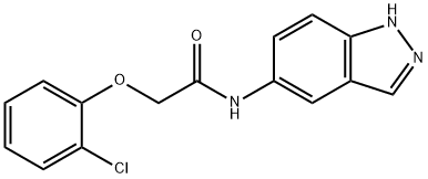 2-(2-chlorophenoxy)-N-(1H-indazol-5-yl)acetamide Structure
