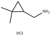 [(2,2-dimethylcyclopropyl)methyl]amine hydrochloride 구조식 이미지
