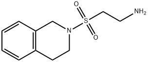 [2-(3,4-Dihydroisoquinolin-2(1H)-ylsulfonyl)ethyl]amine 구조식 이미지
