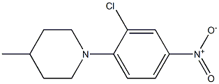 1-(2-chloro-4-nitrophenyl)-4-methylpiperidine Structure