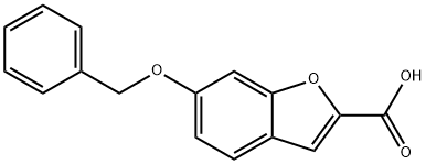 6-Benzyloxy-benzofuran-2-carboxylic acid Structure