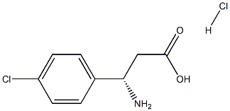 (S)-3-AMINO-3-(4-CHLORO-PHENYL)-PROPIONIC ACID HCl Structure