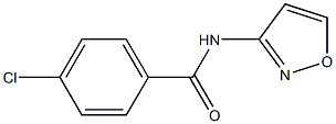 4-chloro-N-(1,2-oxazol-3-yl)benzamide Structure