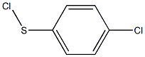 Benzenesulfenyl chloride, 4-chloro- Structure