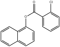 naphthalen-1-yl 2-chlorobenzoate Structure