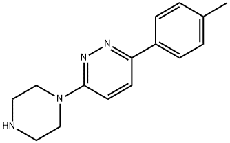3-(4-methylphenyl)-6-(piperazin-1-yl)pyridazine Structure