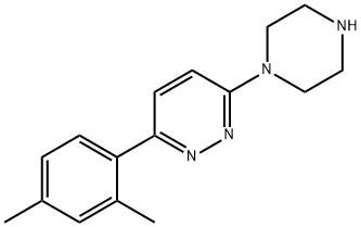3-(2,4-dimethylphenyl)-6-(piperazin-1-yl)pyridazine 구조식 이미지