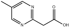 5-METHYL-2-PYRIMIDINEACETIC ACID Structure