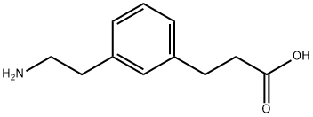 3-[3-(2-Aminoethyl)phenyl]propanoic acid HCl Structure