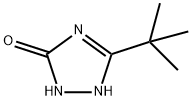 3H-1,2,4-Triazol-3-one, 5-(1,1-dimethylethyl)-1,2-dihydro- 구조식 이미지