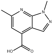 1,6-Dimethylpyrazolo[3,4-b]pyridine-4-carboxylic acid Structure