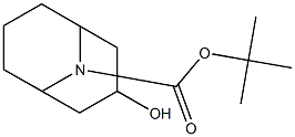 tert-butyl endo-3-hydroxy-9-azabicyclo[3.3.1]nonane-9-carboxylate Structure