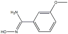 3-METHOXYBENZAMIDOXIME Structure