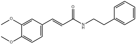 3-(3,4-dimethoxyphenyl)-N-(2-phenylethyl)acrylamide Structure