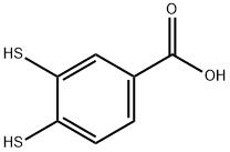 3,4-dimercaptobenzoic acid 구조식 이미지