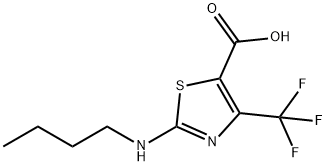 2-(Butylamino)-4-(trifluoromethyl)-1,3-thiazole-5-carboxylic acid Structure