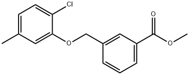 methyl 3-[(2-chloro-5-methylphenoxy)methyl]benzoate Structure