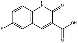 6-Fluoro-2-oxo-1,2-dihydro-quinoline-3-carboxylic acid Structure