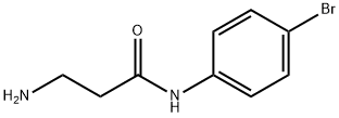 3-Amino-N-(4-bromo-phenyl)-propionamide 구조식 이미지