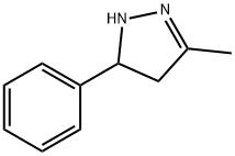 1H-Pyrazole, 4,5-dihydro-3-methyl-5-phenyl- 구조식 이미지