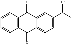 2-(1-bromoethyl)anthraquinone Structure