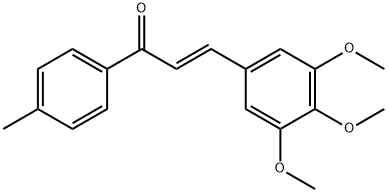 (2E)-1-(4-methylphenyl)-3-(3,4,5-trimethoxyphenyl)prop-2-en-1-one Structure