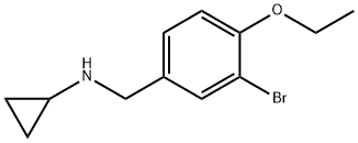 N-(3-bromo-4-ethoxybenzyl)-N-cyclopropylamine Structure