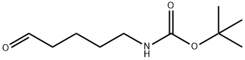 5-(BOC-AMINO)-PENTANAL (STABALIZED WITH 5% DCM) Structure