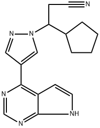 941688-05-7 3-(4-(7H-pyrrolo[2,3-d]pyrimidin-4-yl)-1H-pyrazol-1-yl)-3-cyclopentylpropanenitrile