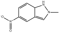2-Methyl-5-nitro-2,7a-dihydro-1H-indazole 구조식 이미지