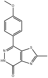 7-(4-methoxyphenyl)-2-methyl[1,3]thiazolo[4,5-d]pyridazin-4(5H)-one Structure