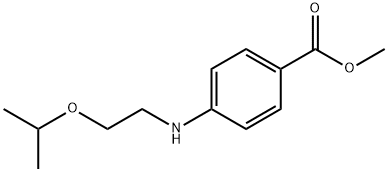 methyl 4-((2-isopropoxyethyl)amino)benzoate Structure