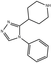 4-(4-Phenyl-4H-1,2,4-triazol-3-yl)piperidine Structure