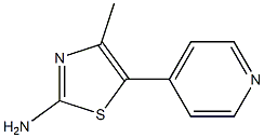 4-methyl-5-(pyridin-4-yl)thiazol-2-amine Structure