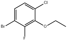 1-bromo-4-chloro-3-ethoxy-2-fluorobenzene Structure