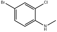 4-bromo-2-chloro-N-methylaniline Structure