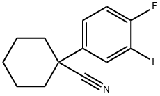 1-(3,4-DIFLUOROPHENYL)CYCLOHEXANECARBONITRILE Structure