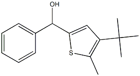 (4-(TERT-BUTYL)-5-METHYLTHIOPHEN-2-YL)(PHENYL)METHANOL Structure