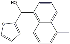 (5-METHYLNAPHTHALEN-1-YL)(THIOPHEN-2-YL)METHANOL Structure