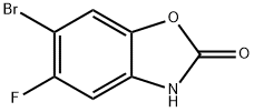 6-Bromo-5-fluoro-3H-benzooxazol-2-one 구조식 이미지
