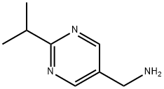 (2-ISOPROPYLPYRIMIDIN-5-YL)METHANAMINE 구조식 이미지