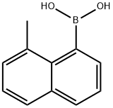 (8-METHYLNAPHTHALEN-1-YL)BORONIC ACID Structure